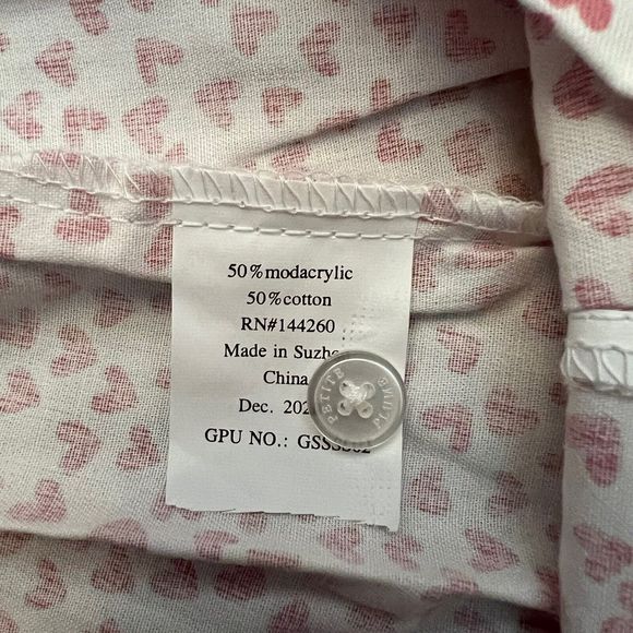 Petite Plume Girls Sweethearts Pajamas Shorts Set size 14 Pink Hearts 2pc - Picture 14 of 16